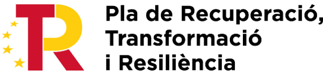 El logotip del pla de recurs transformacional i resiliència.